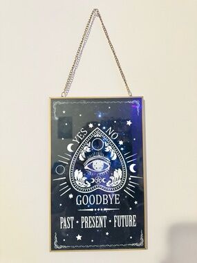 Christmas Tree Shops Ouija Planchette Sign